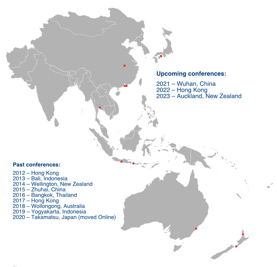 Map of IEEE Region 10